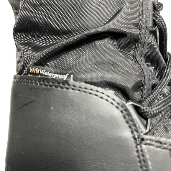 MOON BOOT Monaco WP 2 Faux Fur Collar Tall Boot in Black Women’s Size 5.5 - Picture 7 of 14